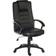 Teknik Leather Black Office Chair 122cm