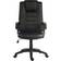 Teknik Leather Black Office Chair 122cm