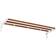 Essem Design Nostalgia White/Walnut Hat Shelf 39.4x7.4"