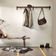 Essem Design Nostalgia Black Walnut Hat Shelf 39.4x7.4"