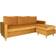 House Nordic Firenze Mustard Yellow Sofa 219cm 3 Seater