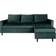 House Nordic Firenze Green/Black Sofa 219cm 3 personers