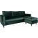 House Nordic Firenze Green/Black Sofa 219cm 3 personers