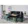 House Nordic Firenze Green/Black Sofa 219cm 3 personers