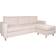 House Nordic Firenze Cream/Natural Soffa 219cm 3-sits