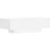 vidaXL Engineered White Soffbord 100x49.5cm