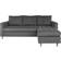 House Nordic Firenze Grey/Natural Soffa 219cm 3-sits