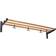 Essem Design Nostalgia Black/Oak Hat Shelf 100x18.8cm