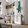 IKEA Småstad Platsa White/Grey Garderob 60x181cm