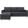 House Nordic Firenze Grey/Natural Sofa 219cm 3 personers