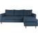 House Nordic Firenze Blue/Black Soffa 219cm 3-sits