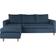House Nordic Firenze Blue/Black Soffa 219cm 3-sits