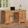 Mercers Furniture Corona Brown Writing Desk 48x145cm