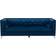 Beliani AVALDSENES Navy Blue Sofa 211cm 3-Sitzer