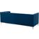 Beliani AVALDSENES Navy Blue Sofa 211cm 3-Sitzer