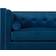 Beliani AVALDSENES Navy Blue Sofa 211cm 3-Sitzer