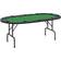 vidaXL Foldable Poker Table Top 10 Seater Green