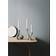 Georg Jensen Cobra Shiny Steel Fyrfadsstage 24cm 3stk