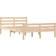 vidaXL Solid Wood Sengeramme 120x190cm