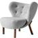 &Tradition Little Petra VB1 Hallingdal/ Oiled Walnut Lounge Chair 75cm