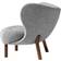 &Tradition Little Petra VB1 Hallingdal/ Oiled Walnut Lounge Chair 75cm
