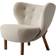&Tradition Little Petra VB1 Karakorum/ Walnut Loungestol 75cm