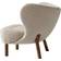 &Tradition Little Petra VB1 Karakorum/ Walnut Loungestol 75cm