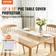 VEVOR Plastic Tablecloth Transparent (30.5x30.5cm)