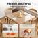 VEVOR Plastic Tablecloth Transparent (30.5x30.5cm)