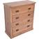 Cabinet Bits Tirolo Light Brown Lacquer Finish Chest of Drawer 90x95cm