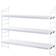 String Pocket White Wall Shelf 60cm