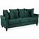Beliani Bornholm Emerald Green Sofa 197cm 3 Seater
