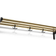 Essem Design Nostalgia Brass/Black Hat Shelf 100x18.8cm
