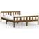 vidaXL Without Mattress Honey Brown Sengeramme 155.5x205.5cm