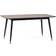 Julian Bowen Findlay Walnut/Black Dining Table 90x160cm