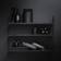 String Pocket Black Wall Shelf 60cm