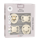 Bibs New Baby Try-It Collection 4-pack - Ivory