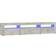 vidaXL LED Lights Concrete Grey TV Bench 195x40cm