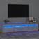 vidaXL LED Lights Concrete Grey TV-bord 195x40cm