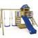 Wickey Wooden Climbing Frame Smart Cave Set Dark Blue