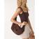 Stradivarius Moon Crossbody Bag With Buckle - Brown