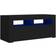 vidaXL LED Lights Black TV-bord 90x40cm