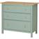 IKEA HEMNES Grey/Green/Light Brown Stained Byrå 108x96cm