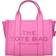 Marc Jacobs Leather Tote Bag with Zip Pocket - Pink