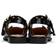 Ganni Croco Patent Ballerina - Black