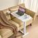 VEVOR Mobile Overbed White Writing Desk 40x70cm