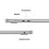 Apple MacBook Air, 15.3-inch, M4 chip, 10-core CPU, 10-core GPU, 16GB Unified Memory, 256GB SSD Storage, Silver