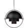 GUBI Multi-Lite Large Chrome/Black Pendellampa ∅ 36cm