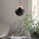 GUBI Multi-Lite Large Chrome/Black Pendellampa ∅ 36cm