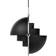 GUBI Multi-Lite Large Chrome/Black Pendellampa ∅ 36cm